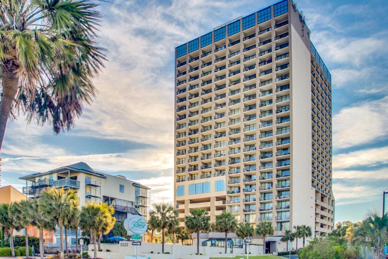 Lively Views From The Balcony At Ocean Forest Plaza Myrtle Beach Eksteriør billede
