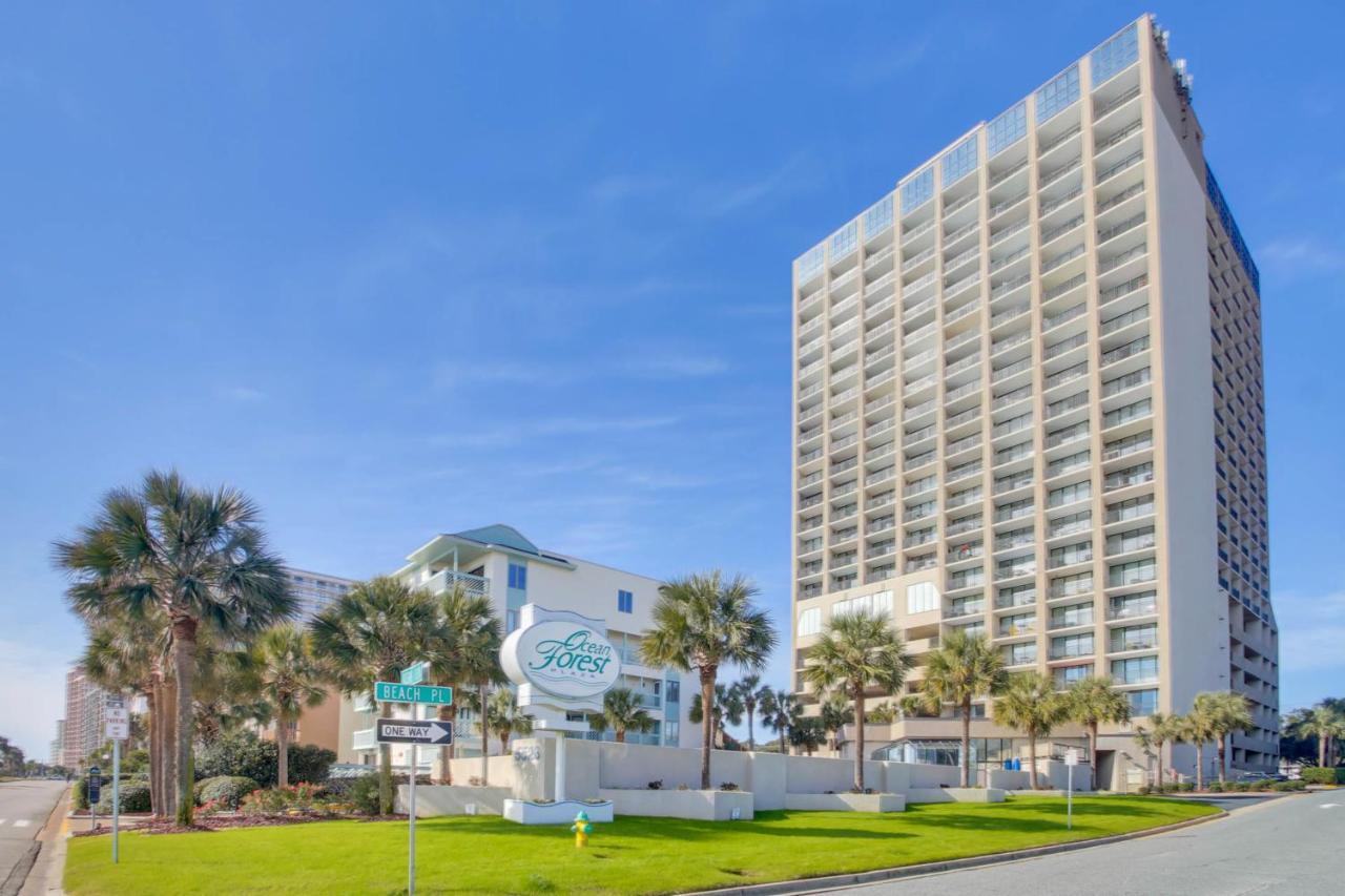 Lively Views From The Balcony At Ocean Forest Plaza Myrtle Beach Eksteriør billede