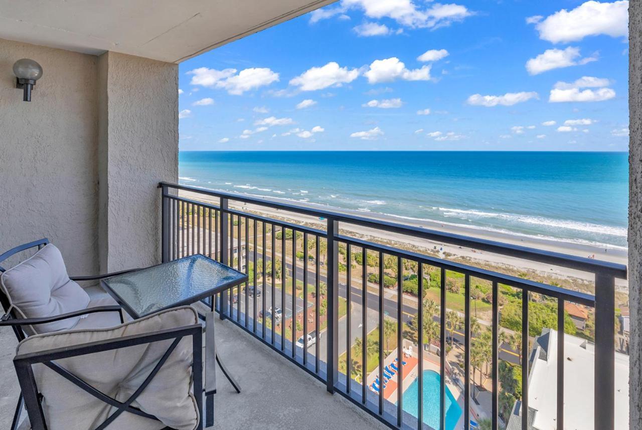 Lively Views From The Balcony At Ocean Forest Plaza Myrtle Beach Eksteriør billede